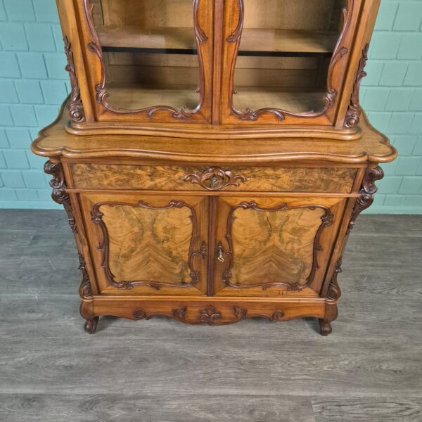 Display Cabinet Louis Philippe 1880 Mahogany - Image 10