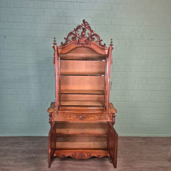 Display Cabinet Louis Philippe 1880 Mahogany - Image 17