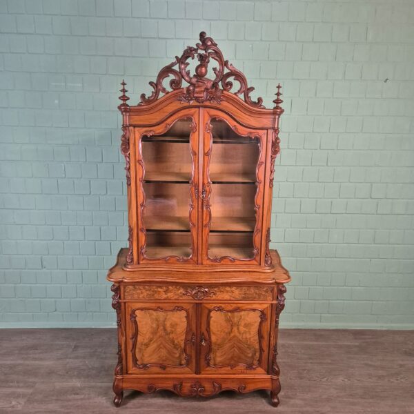 Display Cabinet Louis Philippe 1880 Mahogany - Image 2