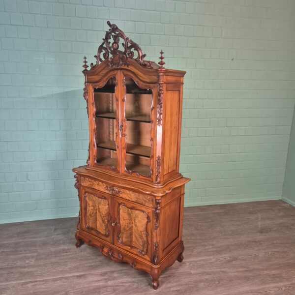 Display Cabinet Louis Philippe 1880 Mahogany - Image 3