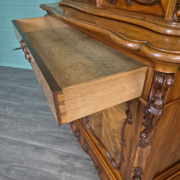 Display Cabinet Louis Philippe 1880 Mahogany - Image 23