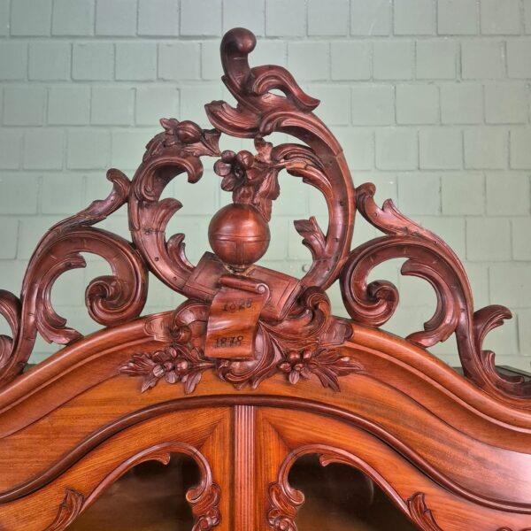 Display Cabinet Louis Philippe 1880 Mahogany - Image 13