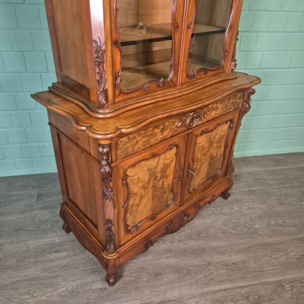 Display Cabinet Louis Philippe 1880 Mahogany - Image 5