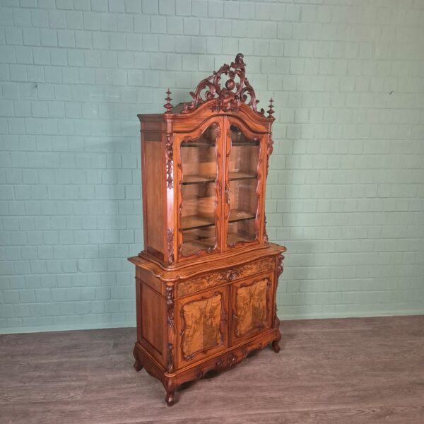 Display Cabinet Louis Philippe 1880 Mahogany