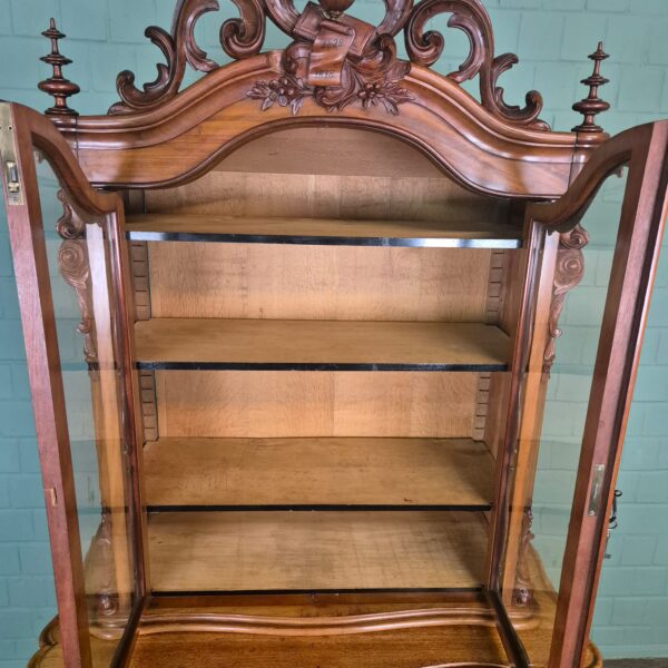 Display Cabinet Louis Philippe 1880 Mahogany - Image 18