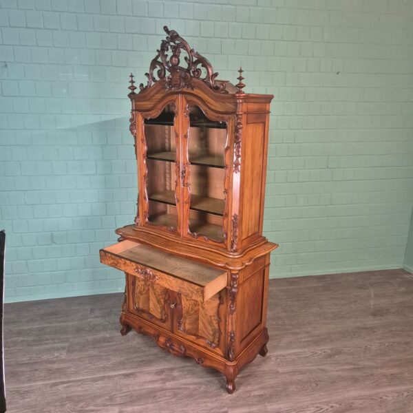Display Cabinet Louis Philippe 1880 Mahogany - Image 22