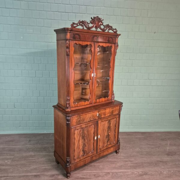 Display Cabinet Louis Philippe 1870 Mahogany