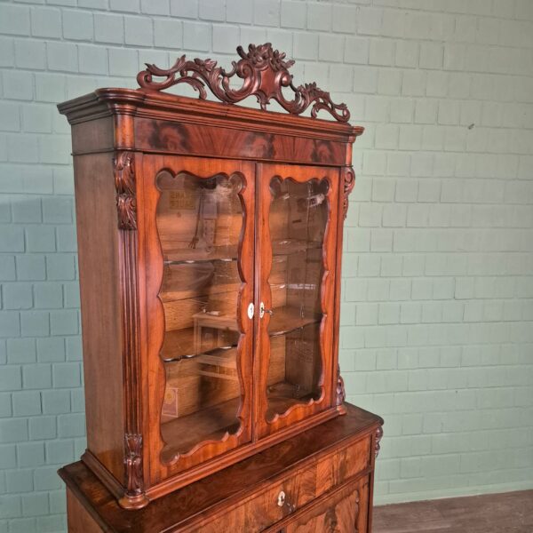 Display Cabinet Louis Philippe 1870 Mahogany - Image 6
