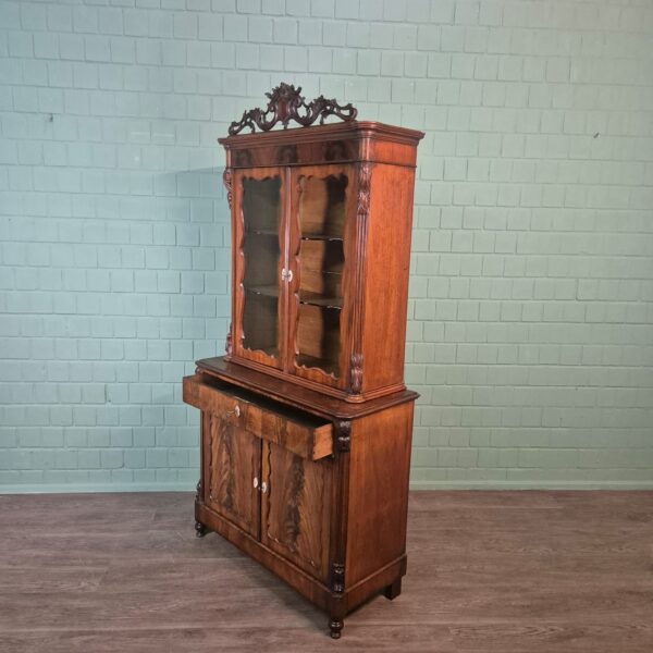 Display Cabinet Louis Philippe 1870 Mahogany - Image 12