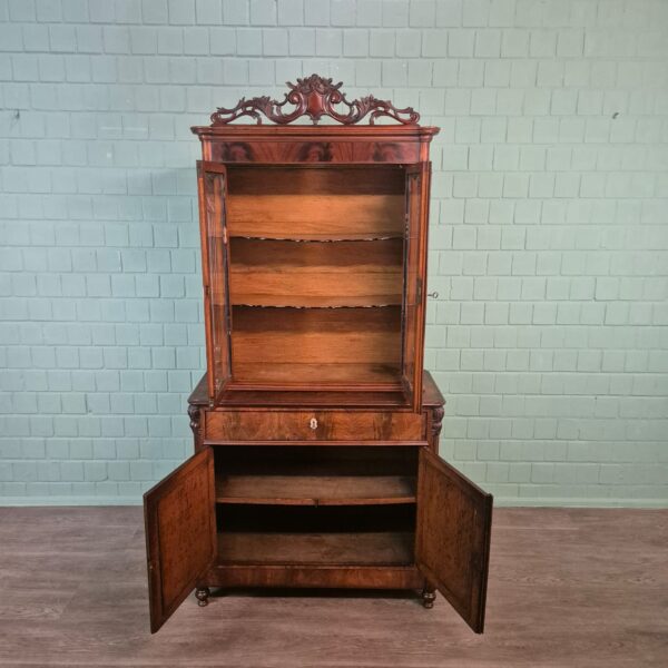 Display Cabinet Louis Philippe 1870 Mahogany - Image 9