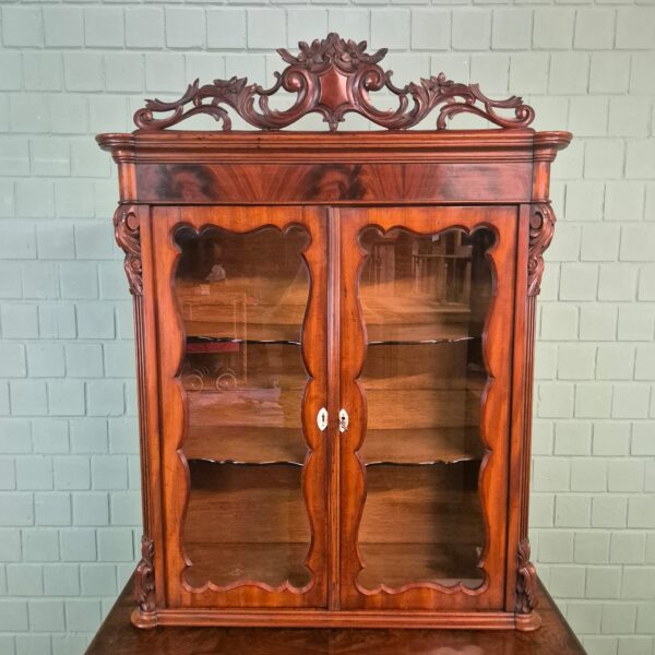 Display Cabinet Louis Philippe 1870 Mahogany - Image 4