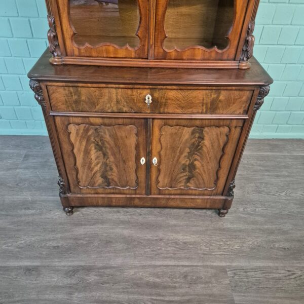Display Cabinet Louis Philippe 1870 Mahogany - Image 5