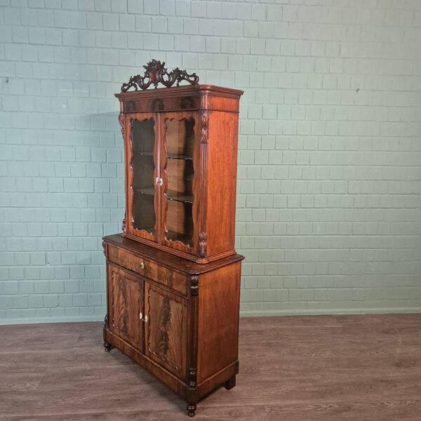 Display Cabinet Louis Philippe 1870 Mahogany - Image 3