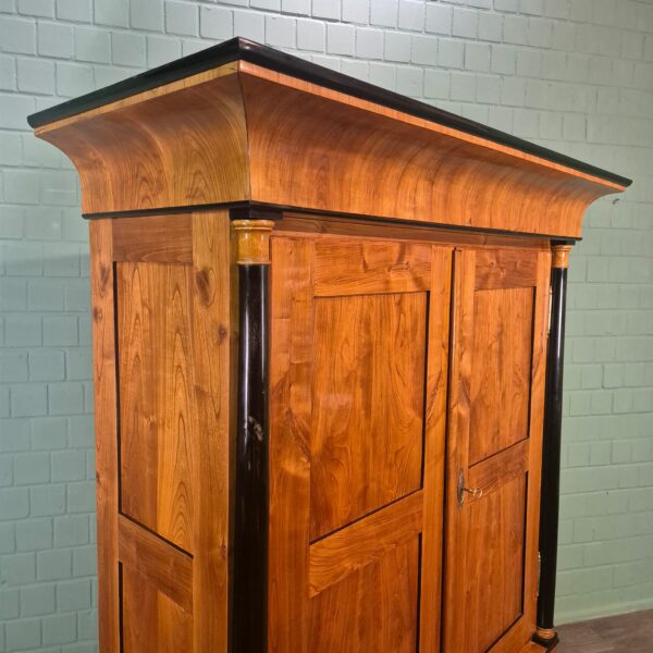 Wardrobe Biedermeier 1825 Cherry Wood - Image 4