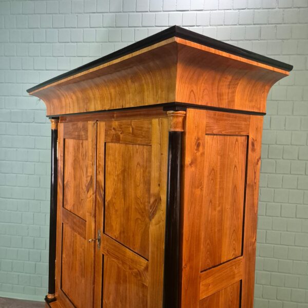 Wardrobe Biedermeier 1825 Cherry Wood - Image 8