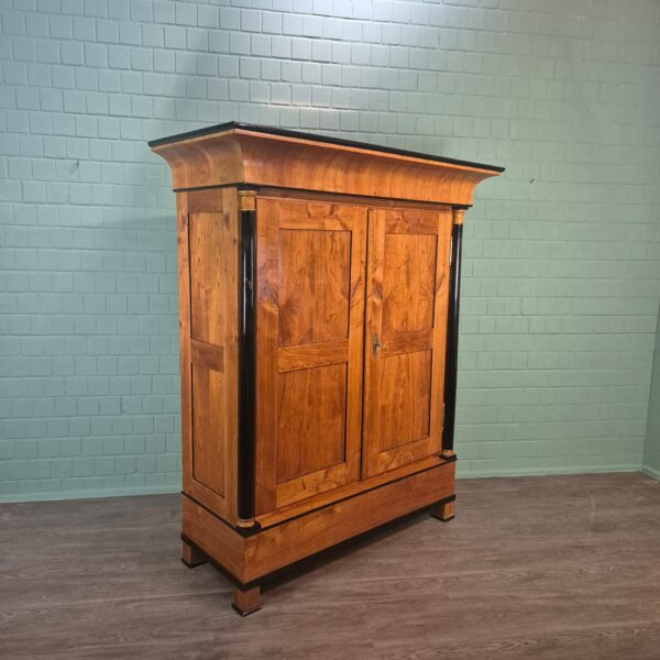 Wardrobe Biedermeier 1825 Cherry Wood