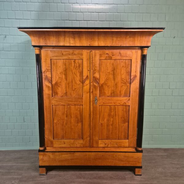Wardrobe Biedermeier 1825 Cherry Wood - Image 2