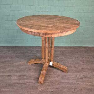 Mango Wood Bar Table, Ø 1.00 m