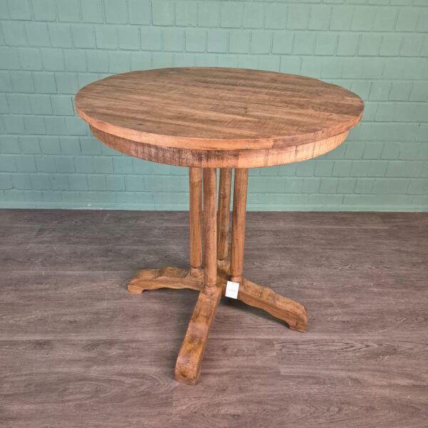Mango Wood Bar Table, Ø 1.00 m