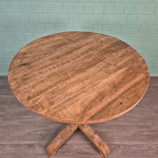Mango Wood Bar Table, Ø 1.00 m - Image 4