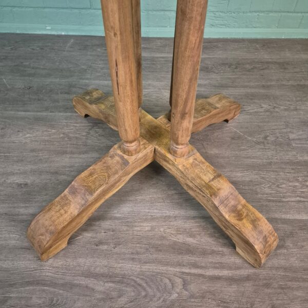 Mango Wood Bar Table, Ø 1.00 m - Image 5
