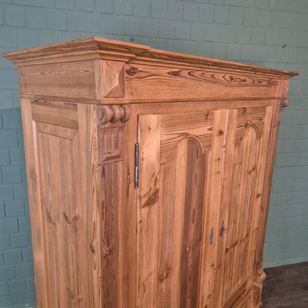 Wardrobe Gründerzeit 1880 Pine - Image 4