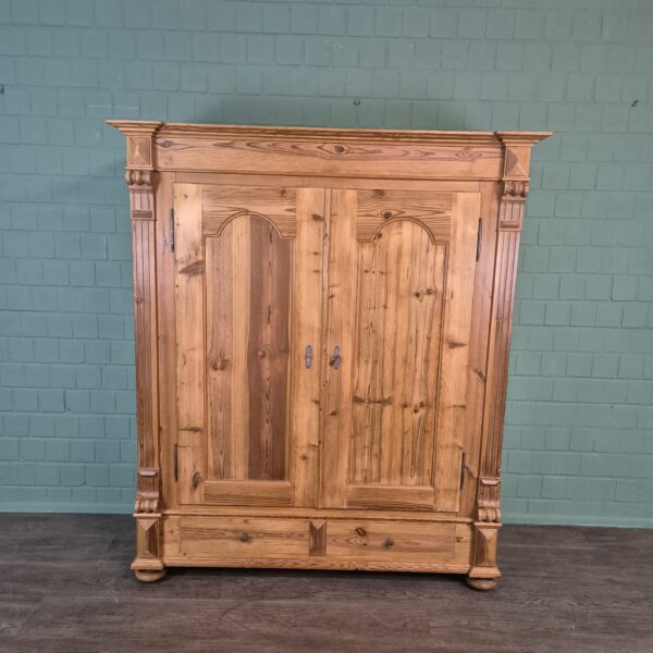 Wardrobe Gründerzeit 1880 Pine - Image 2