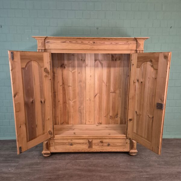 Wardrobe Gründerzeit 1880 Pine - Image 11