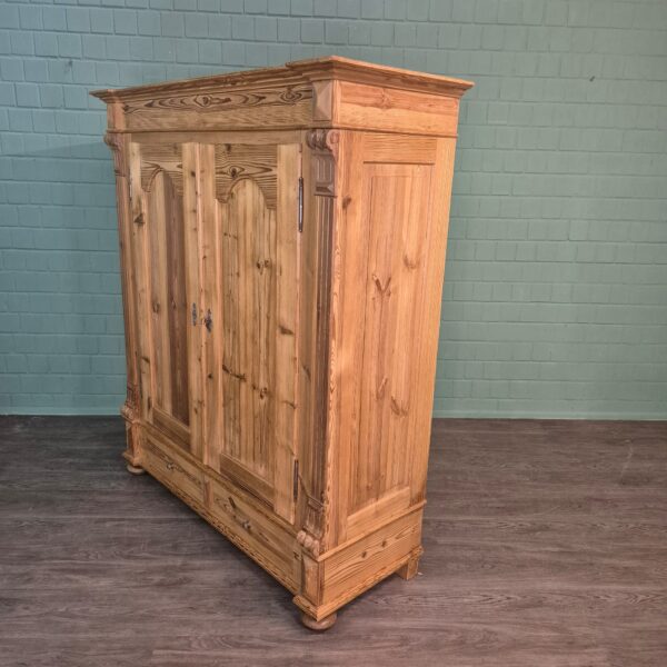 Wardrobe Gründerzeit 1880 Pine - Image 3