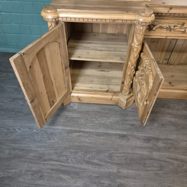 Cabinet Jugendstil 1920 Pine - Image 21