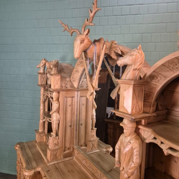 Cabinet Jugendstil 1920 Pine - Image 10