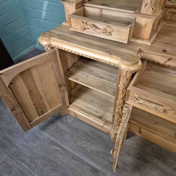 Cabinet Jugendstil 1920 Pine - Image 22