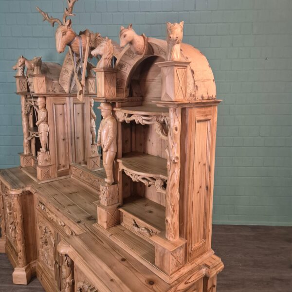 Cabinet Jugendstil 1920 Pine - Image 20