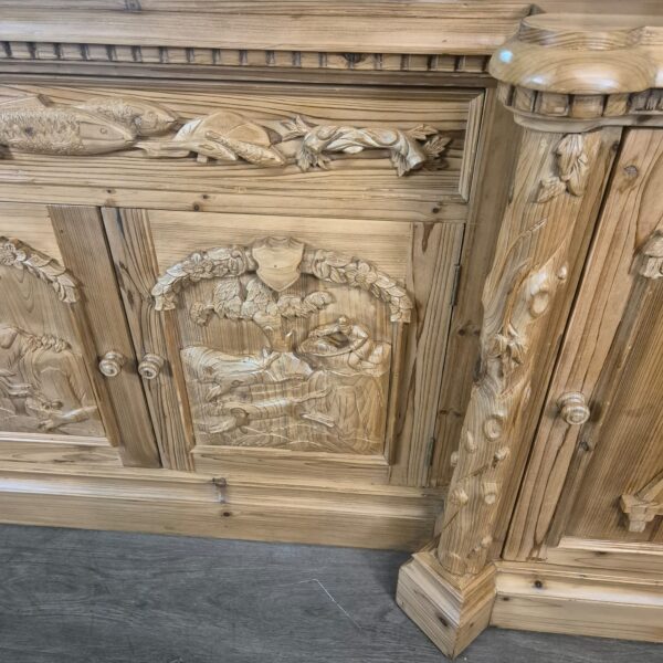 Cabinet Jugendstil 1920 Pine - Image 15