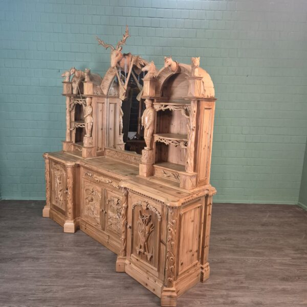 Cabinet Jugendstil 1920 Pine - Image 3
