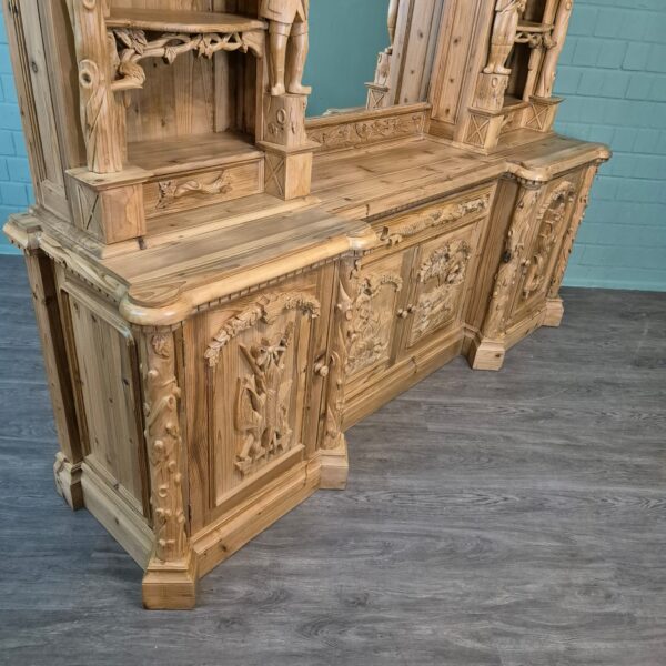 Cabinet Jugendstil 1920 Pine - Image 6