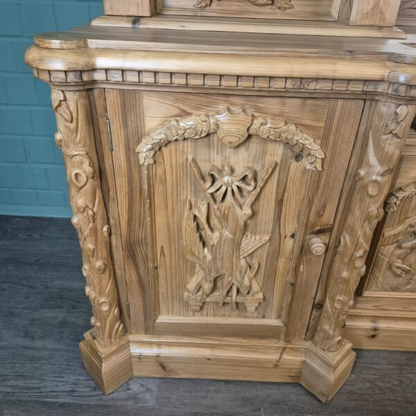 Cabinet Jugendstil 1920 Pine - Image 7