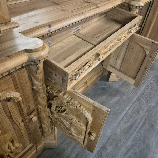 Cabinet Jugendstil 1920 Pine - Image 18