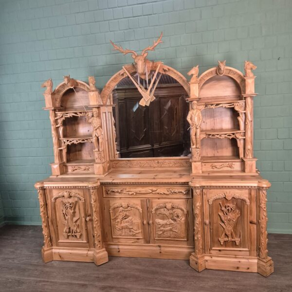 Cabinet Jugendstil 1920 Pine - Image 2