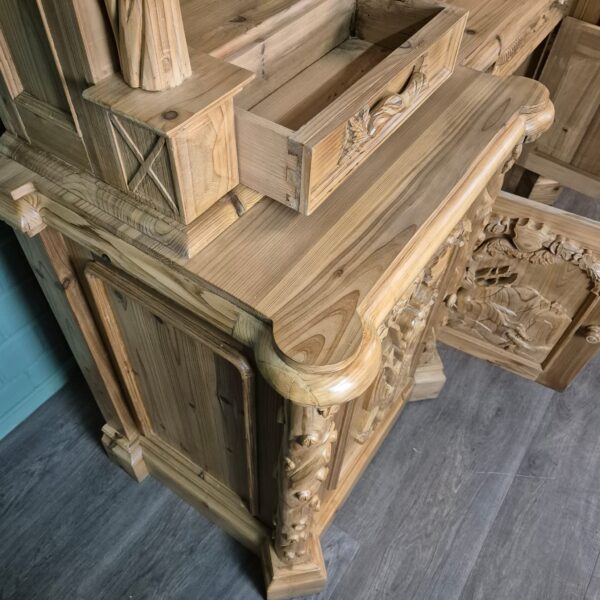 Cabinet Jugendstil 1920 Pine - Image 17