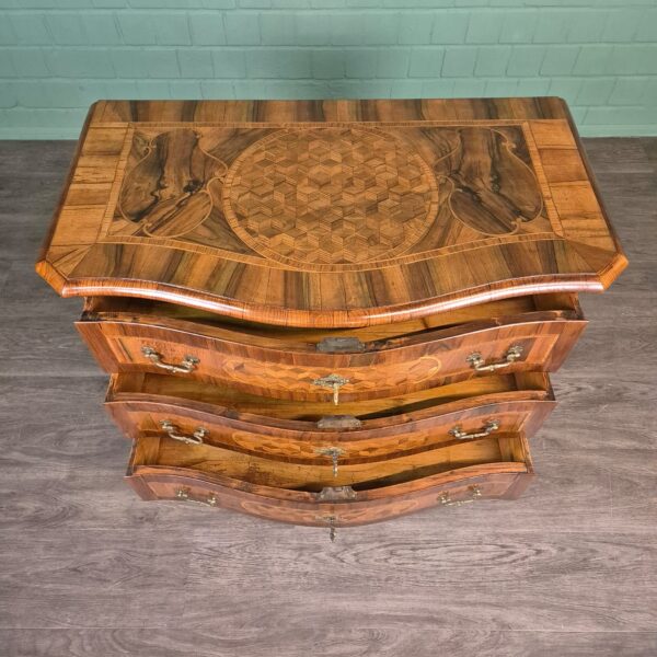 Braunschweiger Baroque Chest of Drawers 1755 Walnut - Image 11