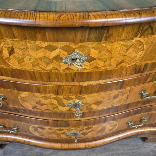 Braunschweiger Baroque Chest of Drawers 1755 Walnut - Image 10
