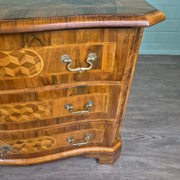 Braunschweiger Baroque Chest of Drawers 1755 Walnut - Image 9