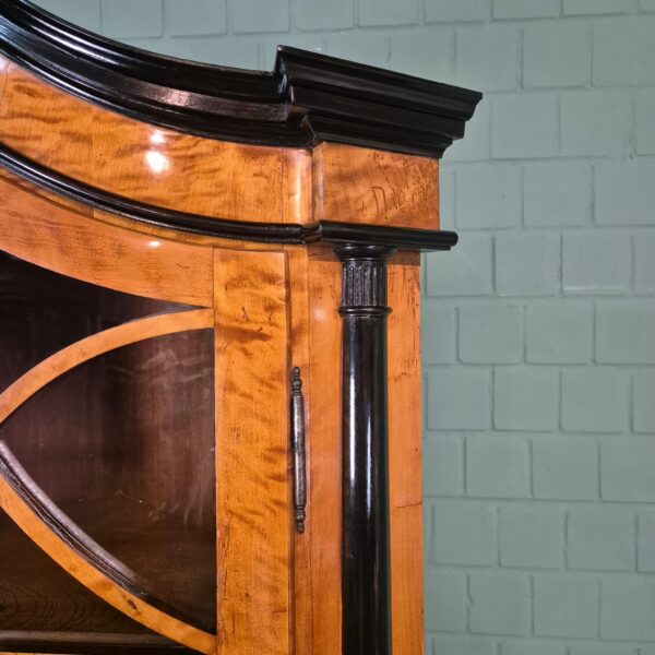 Corner Cabinet Biedermeier 1810 Birch Wood - Image 8