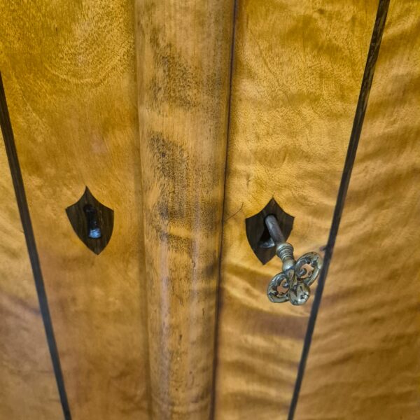 Corner Cabinet Biedermeier 1810 Birch Wood - Image 11