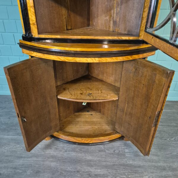 Corner Cabinet Biedermeier 1810 Birch Wood - Image 16