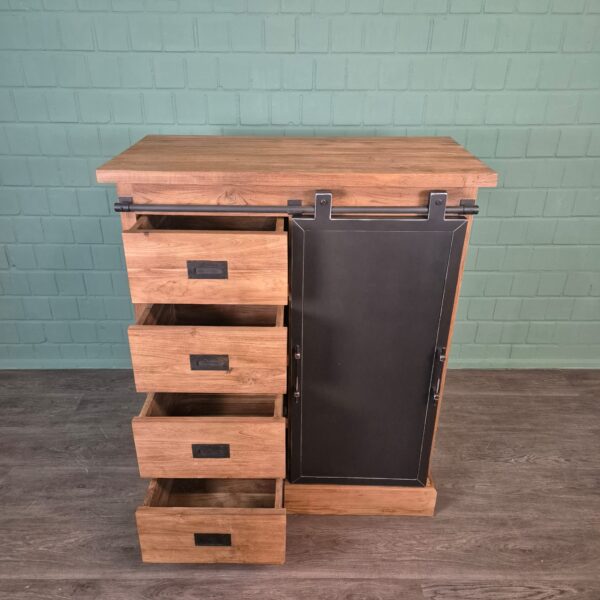 Chest of Drawers Teak 1,01 m - Image 9