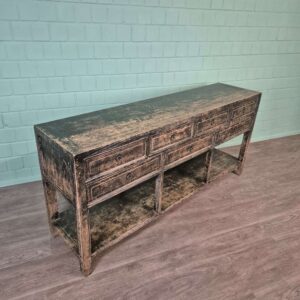 Side Table Sideboard Beech Wood 1,80 m