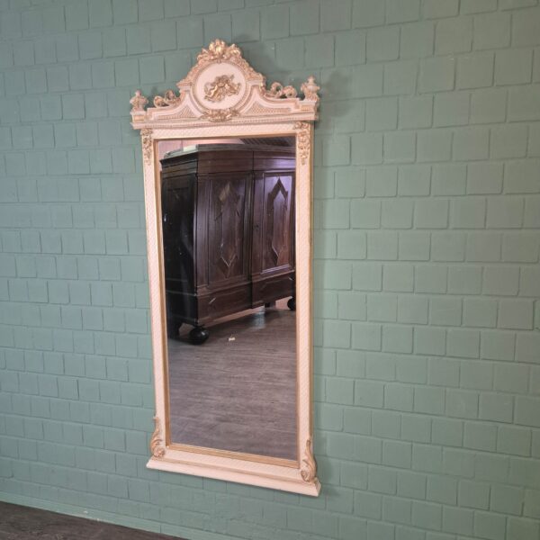Mirror Antique white-Gold Baroque Style 0,85 m x 2,00 m
