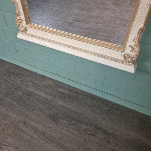 Mirror Antique white-Gold Baroque Style 0,85 m x 2,00 m - Image 5